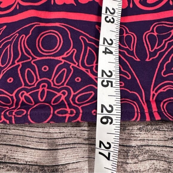 Gorgeous Hale Bob Sleeveless Blouse in Coral and Purple Size Medium - Picture 6 of 8